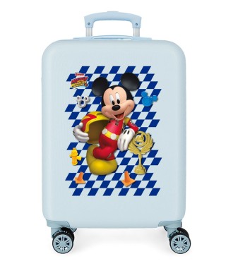 4641766 TROLLEY ABS 55CM.4R. MICKEY GOOD MOOD AZUL