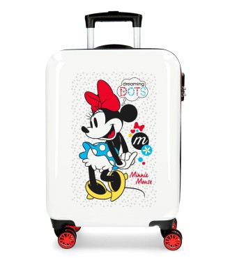4681765 TROLLEY ABS 55CM.4R.MINNIE ENJOY THE DAY DOTS
