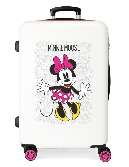 4681864 TROLLEY ABS 68CM.4R.MINNIE ENJOY THE DAY