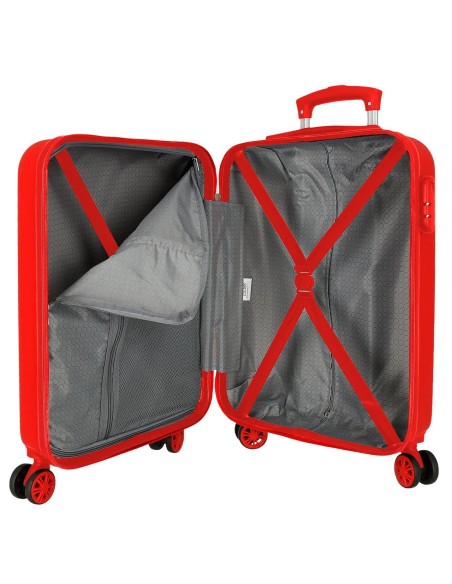 4731721 TROLLEY ABS 55CM.4R MICKEY MOUSE FASHION ROJO