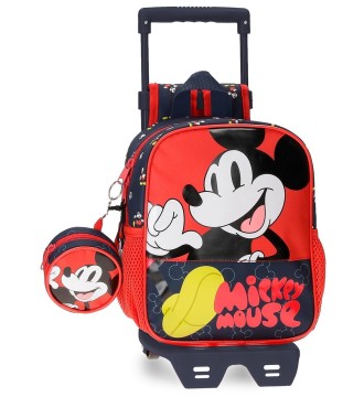 47320T1 MOCHILA ADAP.25CM.C/CARRO MICKEY MOUSE FASHION
