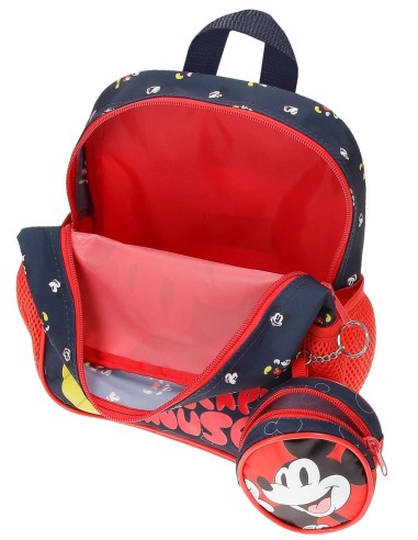 47320T1 MOCHILA ADAP.25CM.C/CARRO MICKEY MOUSE FASHION