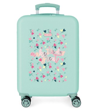 4851121 TROLLEY ABS 55CM.4R. ROLL ROAD QUEEN OF HEARTS