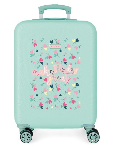 4851121 TROLLEY ABS 55CM.4R. ROLL ROAD QUEEN OF HEARTS