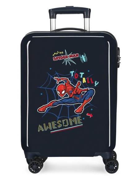 4911721 TROLLEY ABS 55CM.4R. SPIDERMAN TOTALLY AWESOME