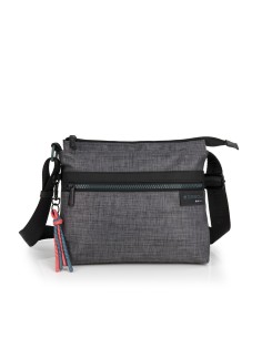 Bolso Bandolera Pequeño Mujer Gabol Shani Gris Bolsos Muj...
