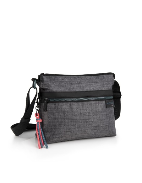 Bolso Bandolera Pequeño Mujer Gabol Shani Gris Bolsos Muj...