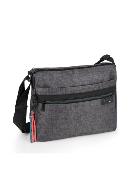 Bolso Bandolera Doble Mujer Gabol Shani Gris Bolsos Mujer...