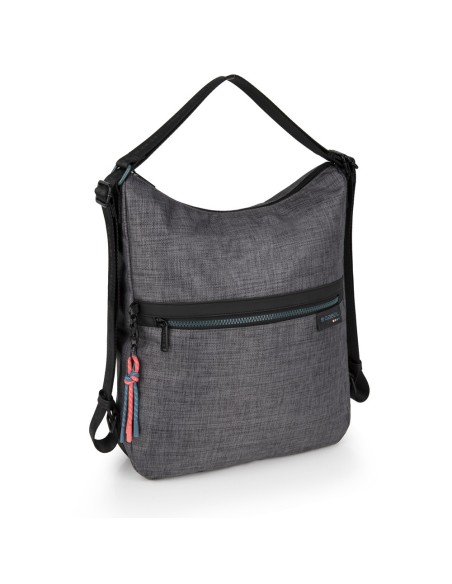 Mochila Bolso Mujer Gabol Shani Gris Mochilas Mujer | Fraber