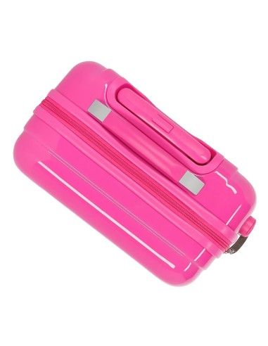 6521161 TROLLEY ABS 55CM.4R.PJL WORLD FUXIA