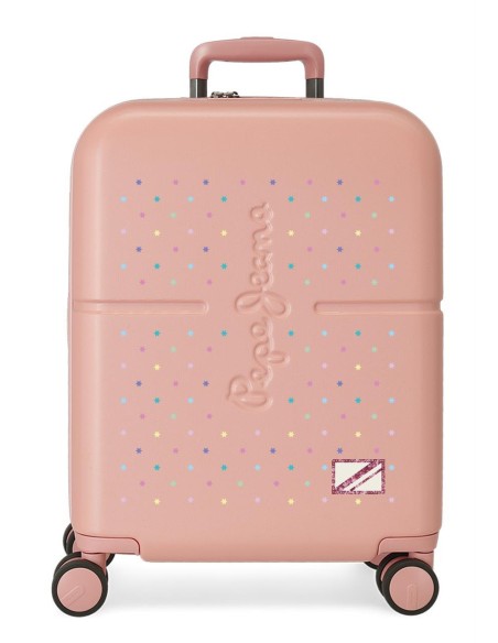 6728624 TROLLEY ABS 55CM.C/EXP. 4R. PJL CARINA ROSA CLARO