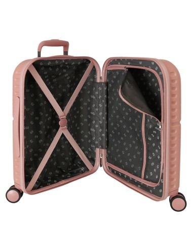 6729124 TROLLEY ABS 55CM.4R.PJL CARINA ROSA CLARO
