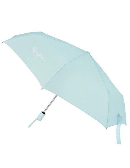 74685P3 PARAGUAS PLEGABLE AUTOM.PJL MACY AZUL CLARO