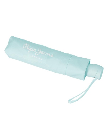 74685P3 PARAGUAS PLEGABLE AUTOM.PJL MACY AZUL CLARO