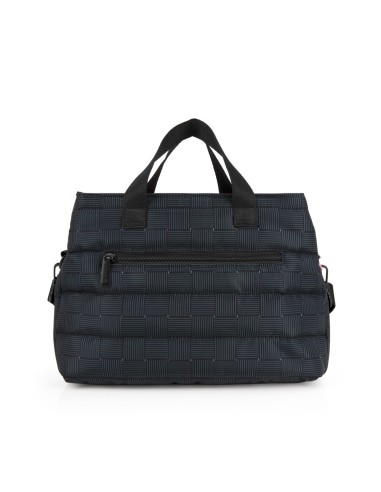 Bolso Doble Asa Corta C/Bandolera Gabol Hanae Negro Bolso...