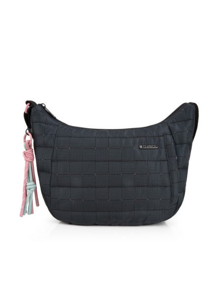 Bolso Bandolera Gondola Gabol Hanae Negro Bolsos Mujer | ...