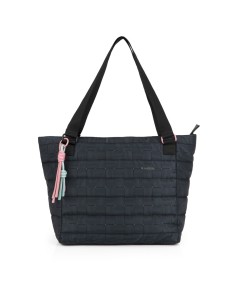 Bolso Doble Asa Larga Shopper Mujer Gabol Hanae Negro Bol...