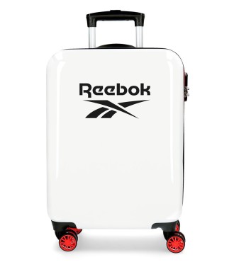 8731725 TROLLEY ABS 55CM.4R.REEBOK MAVERYCK BLANCO/ROJO