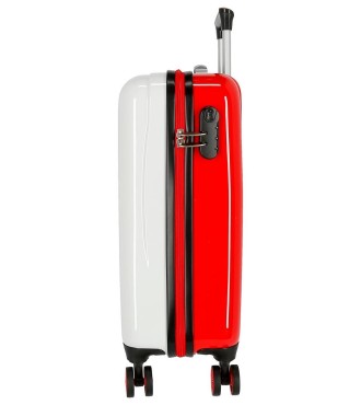 8731725 TROLLEY ABS 55CM.4R.REEBOK MAVERYCK BLANCO/ROJO 2