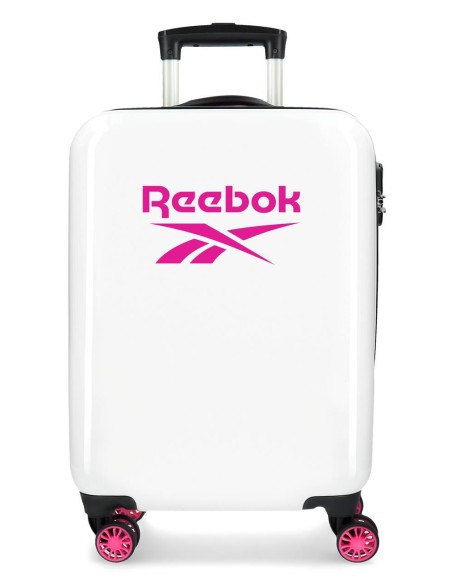 8731726 TROLLEY ABS 55CM.4R.REEBOK MAVERYCK BLANCO/FUCSIA
