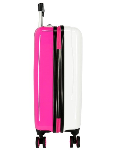 8731726 TROLLEY ABS 55CM.4R.REEBOK MAVERYCK BLANCO/FUCSIA