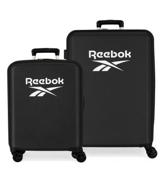 8749721 SET/2 TROLLEY  ABS 55-70CM.4R.REEBOK ROXBURY NEGRO