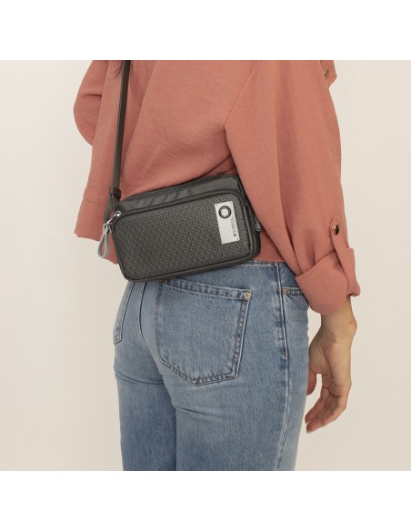 Bolso Bandolera Pequeño Gabol Judith Gris Bolsos Mujer | ...