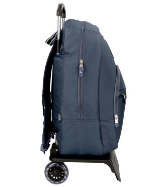 92423N2 * MOCHILA ADAP.46 CM C/CARRO ENSO BASIC AZUL 2
