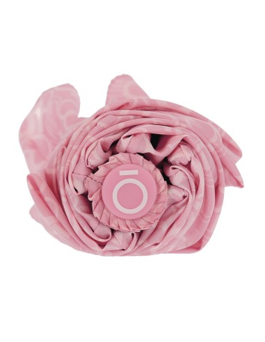 9328163 * PARAGUAS PLEG.CORTO MAN.ENSO MESS ROSA