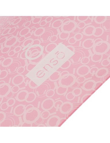 9328163 * PARAGUAS PLEG.CORTO MAN.ENSO MESS ROSA