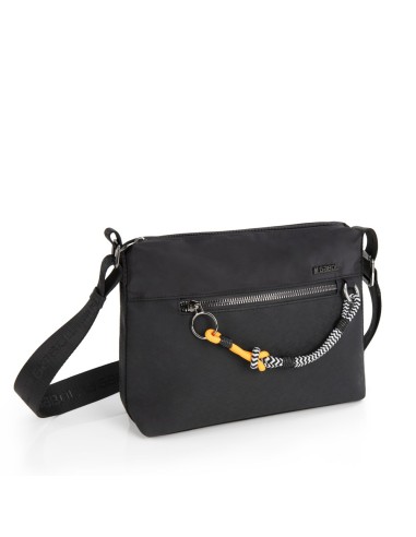 Bolso Bandolera Gabol Aisha Negro Bolsos Mujer | Fraber