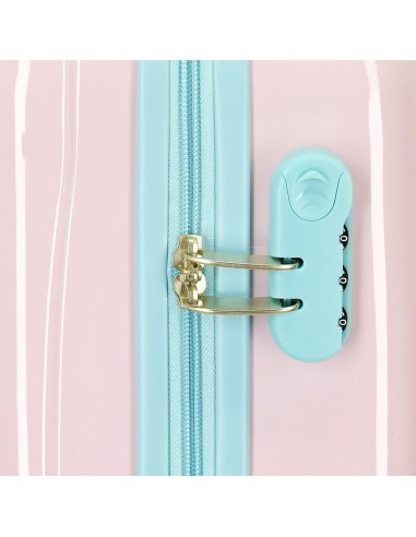 9361722 TROLLEY ABS 55CM.4R.ENSO MAGIC UNICORN ROSA