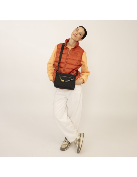 Bolso Bandolera Gabol Aisha Negro Bolsos Mujer | Fraber