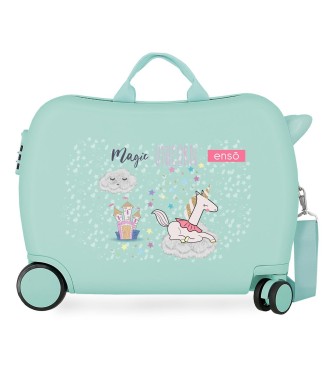 9369821 MALETA INF.ABS 4R. ENSO MAGIC UNICORN TURQUESA