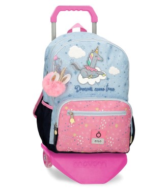 94827T1 MOCHILA ADAP.44CM.C/CARRO ENSO DREAMS COME TRUE