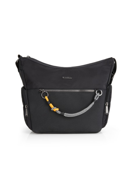 Bolso Bandolera Cruzado Mujer Gabol Aisha Negro Bolsos Mu...