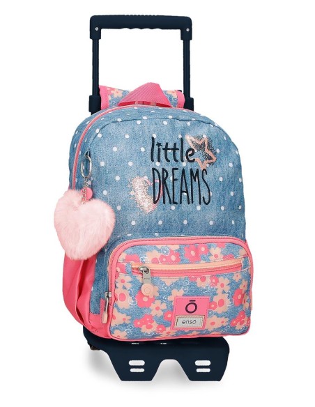 94922T1 MOCHILA ADAP. C/CARRO 28CM.ENSO LITTLE DREAMS 94922T1 MOCHILA ADAP. C/CARRO 28CM.ENSO LITTLE DREAMS