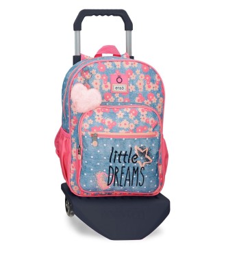 94924T1 MOCHILA ADAP. C/CARRO 38CM.ENSO LITTLE DREAMS