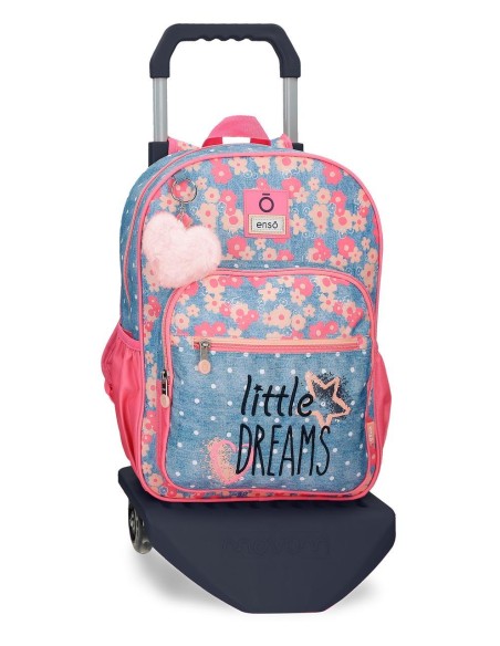 94924T1 MOCHILA ADAP. C/CARRO 38CM.ENSO LITTLE DREAMS 94924T1 MOCHILA ADAP. C/CARRO 38CM.ENSO LITTLE DREAMS