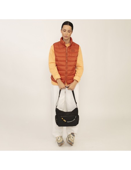 Bolso Bandolera Cruzado Mujer Gabol Aisha Negro Bolsos Mu...
