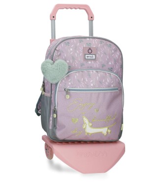 95124T1 MOCHILA ADAP. C/CARRO 38CM.ENSO BEAUTIFUL DAY
