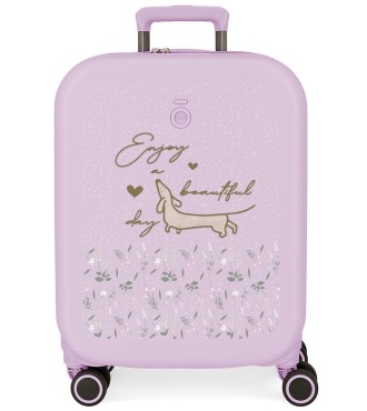 9519123 TROLLEY ABS 55CM.4R.ENSO BEAUTIFUL DAY LILA