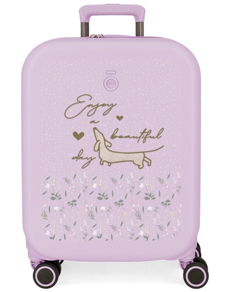 9519123 TROLLEY ABS 55CM.4R.ENSO BEAUTIFUL DAY LILA