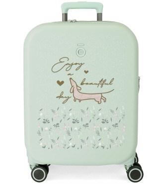 9519124 TROLLEY ABS 55CM.4R.ENSO BEAUTIFUL DAY VERDE MENTA