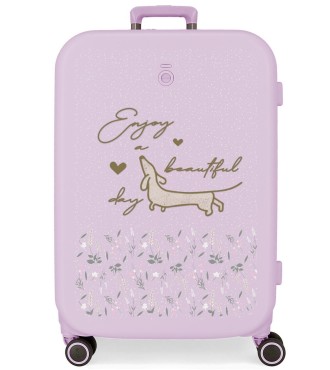 9519223 TROLLEY ABS 70CM.4R.ENSO BEAUTIFUL DAY LILA