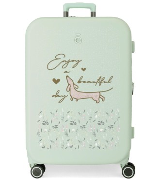 9519224 TROLLEY ABS 70CM.4R.ENSO BEAUTIFUL DAY VERDE MENTA
