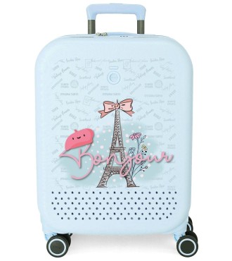 9528621 TROLLEY ABS 55CM.C/EXP. 4R. ENSO BONJOUR TURQUESA