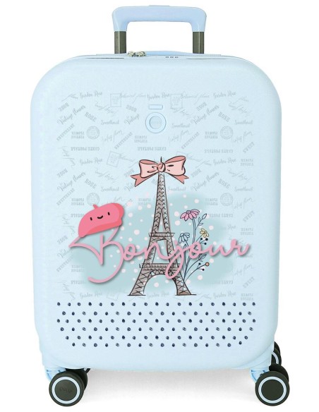 9528621 TROLLEY ABS 55CM.C/EXP. 4R. ENSO BONJOUR TURQUESA