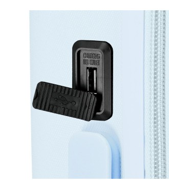 9528621 TROLLEY ABS 55CM.C/EXP. 4R. ENSO BONJOUR TURQUESA 2