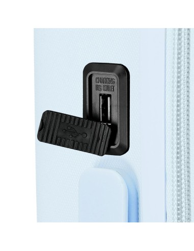 9528621 TROLLEY ABS 55CM.C/EXP. 4R. ENSO BONJOUR TURQUESA